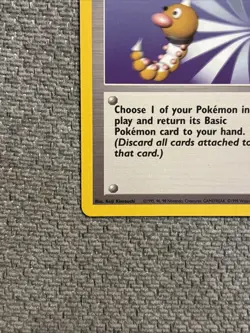 Pokemon TCG Base Set Scoop Up Trainer Rare Card 78/102 Unlimited LP - Image 5