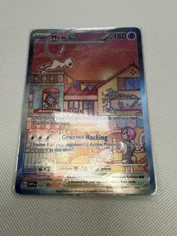 Mew EX 053 Scarlet & Violet Promo Holo Pokemon TCG Card LP-NM Condition - Image 1
