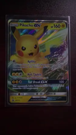 Pokemon Pikachu GX SM232 Black Star Promo Trading Card - Image 1