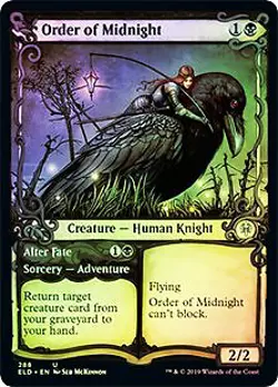 Order of Midnight / Alter Fate (Showcase) FOIL Throne of Eldraine NM ABUGames - Image 1