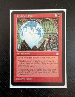 INVASION PLANS Common Stronghold Near Mint Magic: The Gathering Card - Image 1