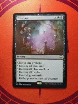 Final Act (NM) Destroy Exile MTG +Discount: 5+ Magic Singles - Image 1