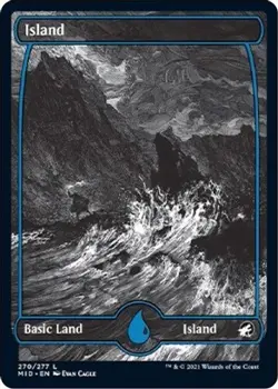 Island Basic Land 270/277 FOIL Innistrad: Midnight Hunt MID - Image 1