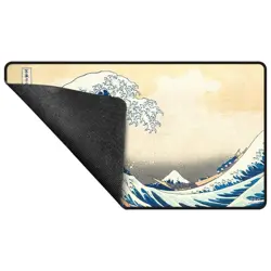 Ultra Pro: Fine Art: The Great Wave Off Kanagawa: Black Stitched Playmat - Image 2