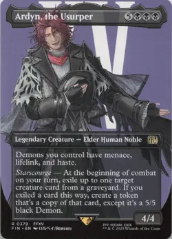 Ardyn, the Usurper (0379) (Borderless) R FINAL FANTASY 379 - LP MTG - Image 1