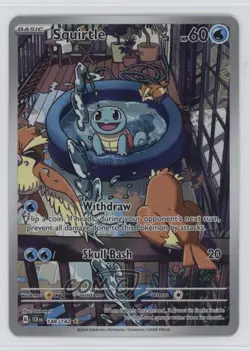 Squirtle Illustration Rare Pokemon SV07: Stellar Crown #148 - Image 1