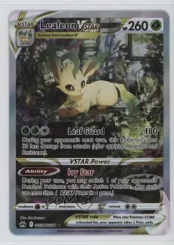Full Art - Leafeon VSTAR Pokemon Sword & Shield Crown Zenith Galarian Gallery - Image 1