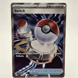 2025 Pokemon TCG Switch 123/94 PFL Full Art Ultra Rare NM - Image 1