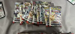 Lot of 50 Prismatic Evolutions Booster Pack FACTORY SEALED PACKS Pokemon TCG - Image 1