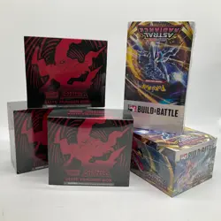 Lot of (2) Pokemon Astral Radiance Built & Battle Display Case w/ (3) ETB's - Image 1