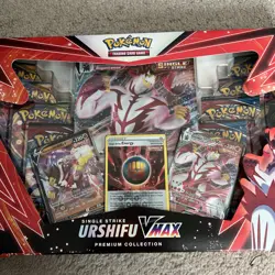Pokemon TCG Single Strike Urshifu VMAX Premium Collection Box Red BRAND NEW 820650808937 - Image 2