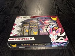 Pokemon TCG: Celebrations Collection Box [Dark Sylveon V or Lance's Charizard V 820650809392 - Image 1