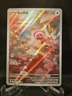 Pokemon TCG - Stufful - Mega Evolutions - Illustration Rare - 154/132 - NM/M - Image 1