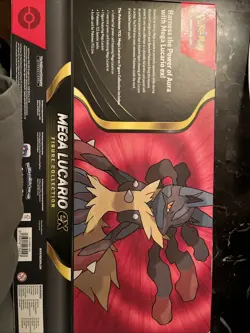Pokemon TCG Mega Lucario ex Premium Figure Collection Box Factory Sealed - Image 2