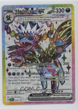 Hydreigon ex Ultra Rare Pokemon SV08: Surging Sparks #223 - Image 1
