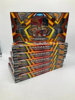 Lot of (6) Pokemon TCG Charizard GX Premium Collection Boxes - Image 1