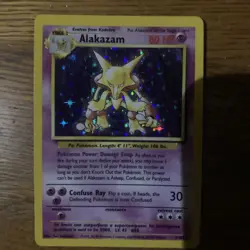 Pokemon TCG Alakazam Base Set 1/102 Holo - Image 2