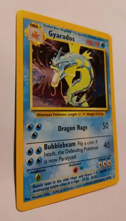 Pokemon Gyarados Base Set Unlimited, #6/102, NEAR MINT - Image 2