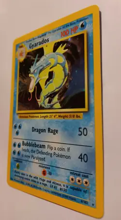 Pokemon Gyarados Base Set Unlimited, #6/102, NEAR MINT - Image 3