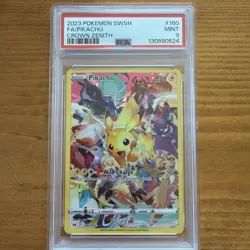 2023 Pokemon SWSH Crown Zenith Pikachu #160/159 PSA 9 - Image 1