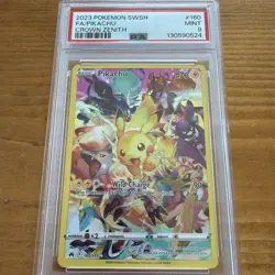 2023 Pokemon SWSH Crown Zenith Pikachu #160/159 PSA 9 - Image 2