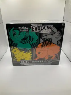 Pokemon TCG Sword & Shield Evolving Skies Elite Trainer Box SEALED - Image 1