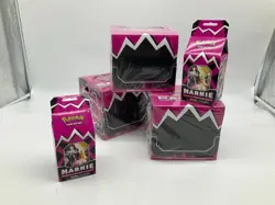 Lot of (3) Pokemon Marnie Premium Tournament Collection Case w/ (2) Marnie Boxes - Image 1