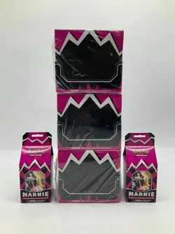 Lot of (3) Pokemon Marnie Premium Tournament Collection Case w/ (2) Marnie Boxes - Image 2
