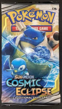 Pokemon Sun And Moon Cosmic Eclipse Booster Pack Factory Sealed - Image 3