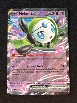 Meloetta Ex 44/86 Black Bolt BLK -Near Mint- Pokemon TCG - Image 1