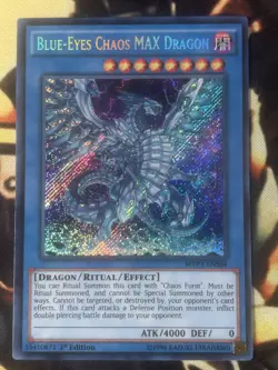 Yugioh: Blue-Eyes Chaos MAX Dragon - MVP1-ENS04 - Secret Rare - 1st Edition NM - Image 1