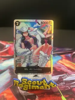 Ms. All Sunday OP14-084 The Azure Sea's Seven SR Foil One Piece - Image 1