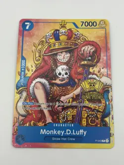 Monkey.D.Luffy (2nd Anniversary Stamped Promo) P-043 One Piece English - Image 1