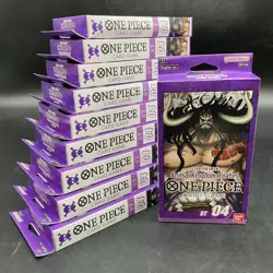 Lot of (10) One Piece English ST04 Starter Deck Animal Kingdom Pirates Sealed - Image 1