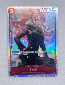 Sanji OP10-005 Royal Blood One Piece English TCG Super Rare SR - Image 1