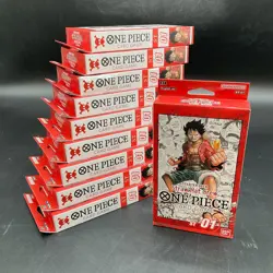 Lot of (10) One Piece English ST01 Starter Deck Straw Hat Crew Sealed - Image 1