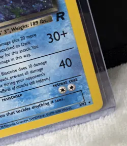 Pokemon TCG Dark Blastoise 3/82 Team Rocket Holo Rare Card LP Vintage - Image 5