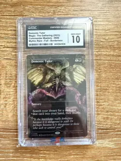 Demonic Tutor - Magic the Gathering - CGC Gem Mint 10 - English - Image 1