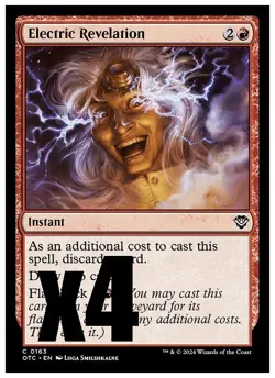 MTG l Electric Revelation (x4 Playset) | (NM) Commander: Thunder Junction - Image 1