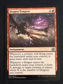 1x Dragon Tempest (125) Iconic Masters LP MTG Magic the Gathering x1 MKE - Image 1