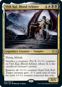x1 Vish Kal, Blood Arbiter R MTG Double Masters M/NM, English - Image 1