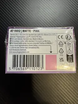 Dragon Shield Matte Pink (100) Shield Sleeves - Image 3