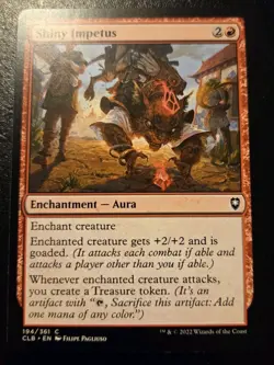 Shiny Impetus 194/361 Common Battle For Baldur's Gate Magic: The Gathering - Image 1