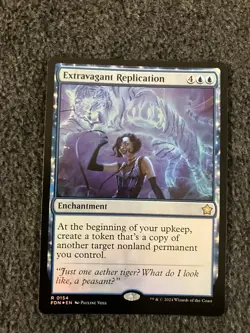 Magic The Gathering MTG - Extravagant Replication Foil - FDN - Image 1