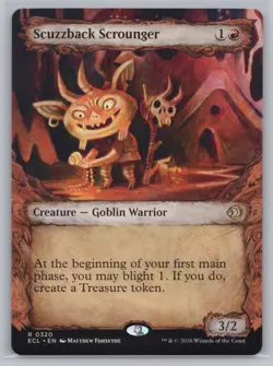 Scuzzback Scrounger (Showcase) R Lorwyn Eclipsed 320 NM - Image 1