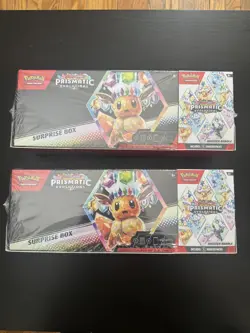 Pokemon Prismatic Evolutions Surprise Box + Booster Bundle Sams Club Sealed (2) - Image 3