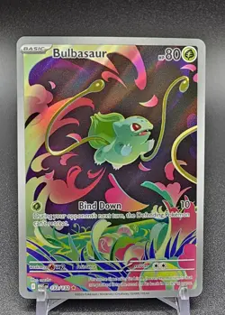 Pokemon Bulbasaur Holo Card 133/132 Me01: Mega Evolution NM Condition - Image 1