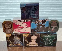 Pokemon ETB Sealed Box Lot Of 6 Mega Evolution,Phantasmal,Twilight, Black Bolt - Image 1