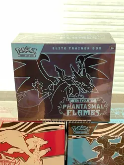 Pokemon ETB Sealed Box Lot Of 6 Mega Evolution,Phantasmal,Twilight, Black Bolt - Image 5