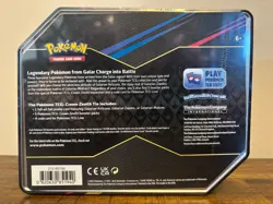 Pokemon TCG: Crown Zenith Tin Galarian Zapdos Sword & Shield - Factory Sealed - Image 2